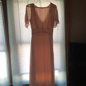 Pink bridesmaid dress